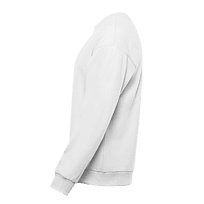 Свитшот унисекс STAN футер без начёса, 350, 96, Белый,  (10/1)  (44/XS)