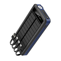 Внешний аккумулятор Xyron с солнечной панелью, 10000 mAh, синий
