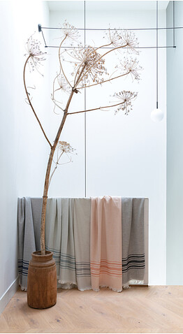 Накидка Ukiyo Yumiko из переработанного хлопка AWARE™, 100x180 см, зеленый
