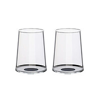 Хрустальный бокал для белого вина на магните Trebonn SplitGlass, 2 шт, 280 мл, черный