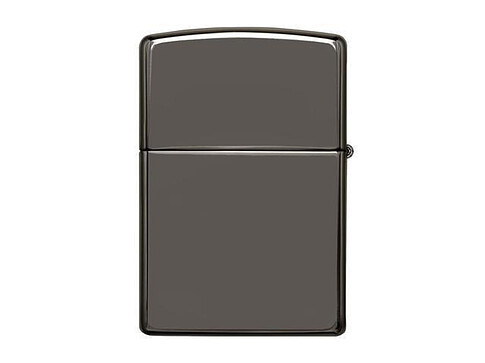 Зажигалка ZIPPO Classic с покрытием Black Ice, латунь/сталь, чёрная, глянцевая, 38x13x57 мм