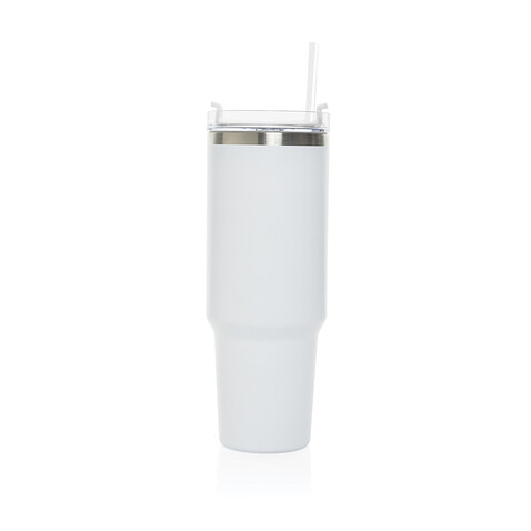 Термокружка Peakflow из переработанной стали RCS, 1.2 л, белый