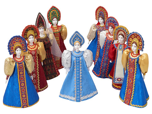 Подарочный набор: кукла фарфоровая, чай Малина с мятой, красный
