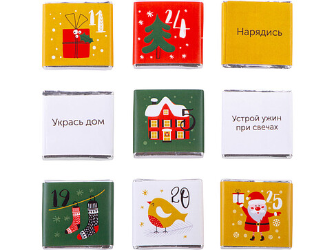Шоколадный адвент-календарь Festive