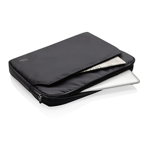 Чехол для ноутбука Swiss Peak Essential из rPET Aware™, 15.6 , черный