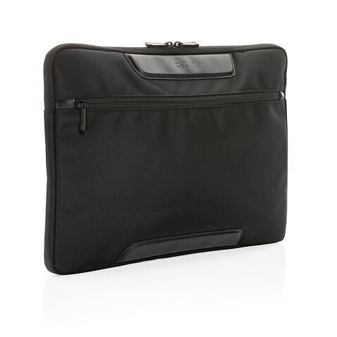 Чехол для ноутбука Swiss Peak Voyager из RPET AWARE™, 15.6 , черный