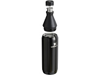 Бутылка для воды Stanley All Day Slim объемом 600 мл - черный глянцевый