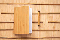 Набор из блокнота и ручки Bamboo, А5, коричневый
