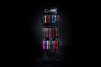 Стойка напольная с образцами_ATLANTIS BLACK RETAIL DOUBLE SIDE DISPLAY
, черный