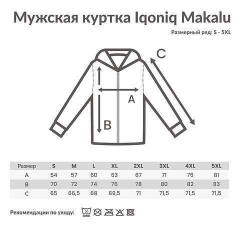 Мужская куртка Iqoniq Makalu из переработанного полиэстера AWARE, 300 г/м.кв., хаки, M