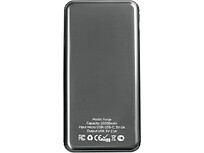 Внешний аккумулятор Forge v.2, металл, 10000mah, серый