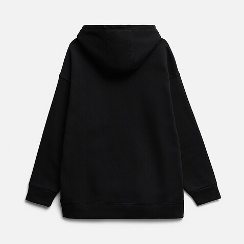 Худи оверсайз унисекс Snuggie, черное, XS/S