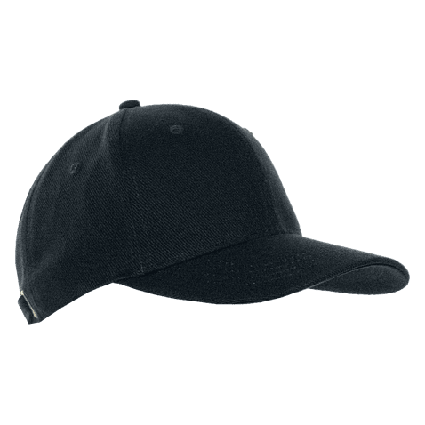 Бейсболка STAN 6 клиньев хлопок 330, 06, Чёрный,  (20)  (56-58)