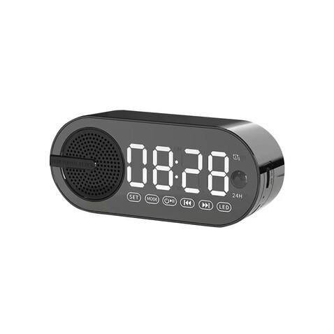 Колонка беспроводная MyTone  Sound Clock c часами, черная