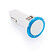Мощное автомобильное зарядное устройство с 2 USB-портами, синий