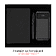 Подарочная коробка, размер 29,7*28,0*4,5 см, Solution Prestige Magnum Soft Touch с магнитным клапаном под индивидуальную вырубку, черная, с черным ложементом