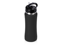 Бутылка для воды Bottle C1, сталь, soft touch, 600 мл, черный