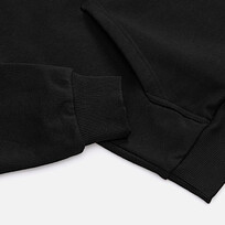 Толстовка унисекс оверсайз Sartoro, черная, XS/S