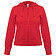 Толстовка женская Hooded Full Zip красная