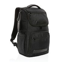 Рюкзак Swiss Peak Voyager из RPET AWARE™ для ноутбука 15,6 , черный