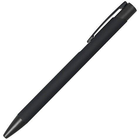 Ручка шариковая Legend Soft Touch Monochrome Requis, черная