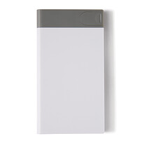 Зарядное устройство с USB–флешкой на 8 ГБ, 2500 mAh, белый
