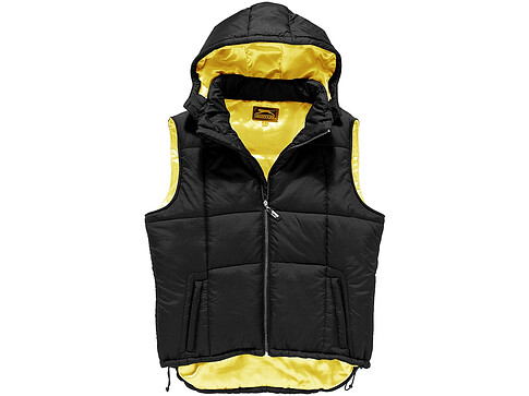 Жилет мужской, Slazenger, черный/золотисто-желтый