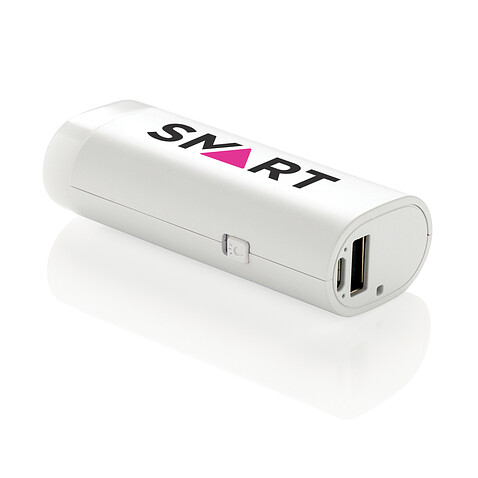 Зарядное устройство Lighthouse, 2500 mAh, белый