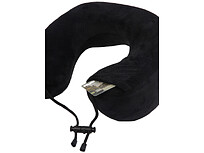 Подушка для путешествий с эффектом памяти Мемо Bluewinder Black