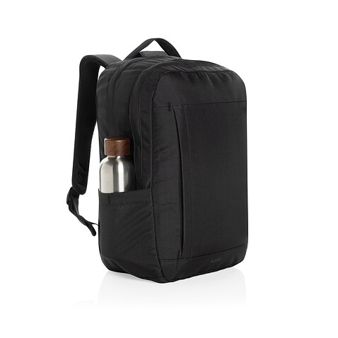 Рюкзак для ноутбука Swiss Peak Edin из rPET Aware™, 15.6 , черный