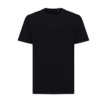 Футболка Iqoniq Kakadu из переработанного хлопка, свободный крой, унисекс, 180 г/м², черный, S