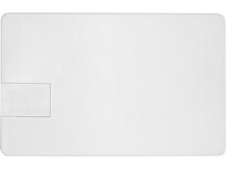 Флеш-карта USB 2.0 16 Gb в виде пластиковой карты Card, белый