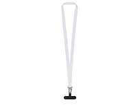 Ланъярд 2,5 см под сублимацию с большим карабином и узким держателем для телефона из ПЭ