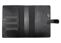 Ежедневник в суперобложке Country Leather Sky A5+ из нат. кожи, черный, недатированный, с магнитным клапаном, с блокнотом в подарочной коробке