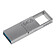 USB 3.0-флешка на 64 Гб с разъемами USB-A и Type-C, серебристый