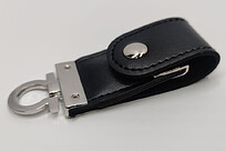 USB флешка Leather 16ГБ черная