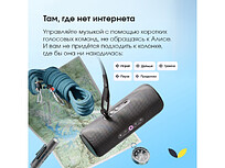 Умная портативная колонка Яндекс Станция Стрит с Алисой, черный (YNDX-00030BLK)