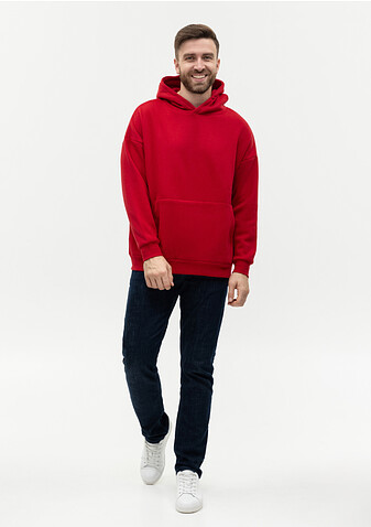 Худи унисекс STAN оверсайз интерсофт 320, 69, Т-красный,  (014)  (54/XXL)