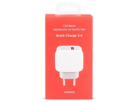 Сетевое зарядное устройство Rombica NEO ZQ1 Quick, белый