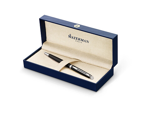 Шариковая ручка Waterman Hemisphere, цвет: MattBlack CT, стержень: Mblue