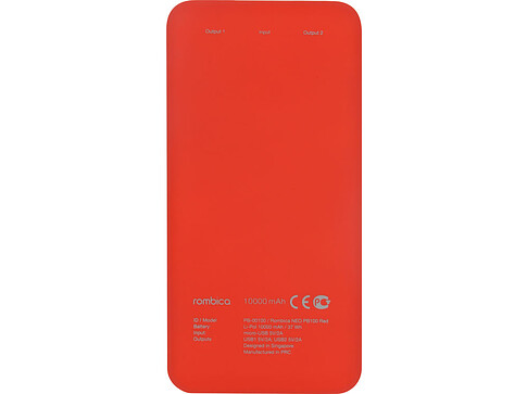 Внешний аккумулятор Rombica NEO PB100 Red, красный