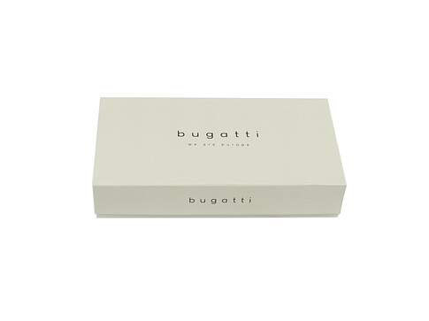Портмоне BUGATTI Atlanta, чёрное, натуральная воловья кожа, 12,5х2х9,7 см