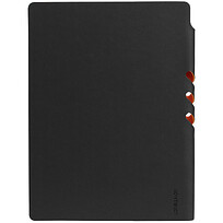 Ежедневник Flexpen Black, недатированный, черный со светло-оранжевым