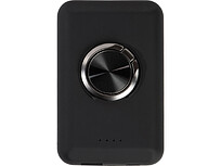 Магнитный беспроводной внешний аккумулятор MagnetIQ, 5000 mah, 10 W, черный