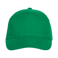 Бейсболка STAN 5 клиньев хлопок 280, 11, Зелёный,  (30/1)  (56-58/ONE SIZE)