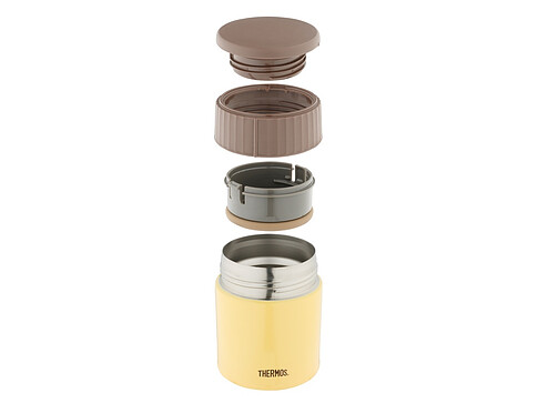 Термос из нерж. стали для еды тм THERMOS JBQ-400-BNN 0.4L, желтый