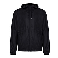 Ветровка Iqoniq Logan из переработанного полиэстера AWARE, унисекс, 70 г/м.кв., черный, 5XL