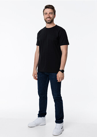 Футболка унисекс хлопок 150, 52, Чёрный,  (20)  (XXXXL)