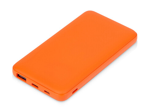 Подарочный набор c блокнотом С2, ручкой и повербанком 10000 mAh, оранжевый