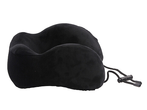 Подушка для путешествий с эффектом памяти Мемо Bluewinder Black